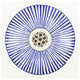 "Blue Striped Bowl" Paper Print 13th Century Persian Artisan, 32"x32"