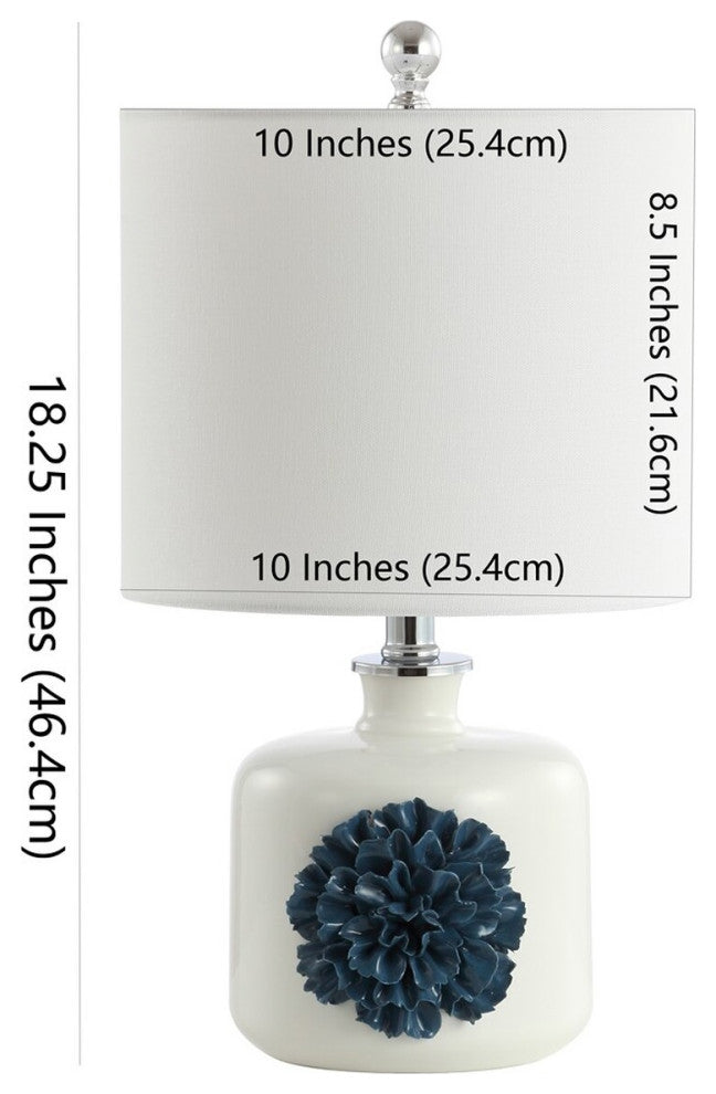 Safavieh Olinda Table Lamp White/Blue