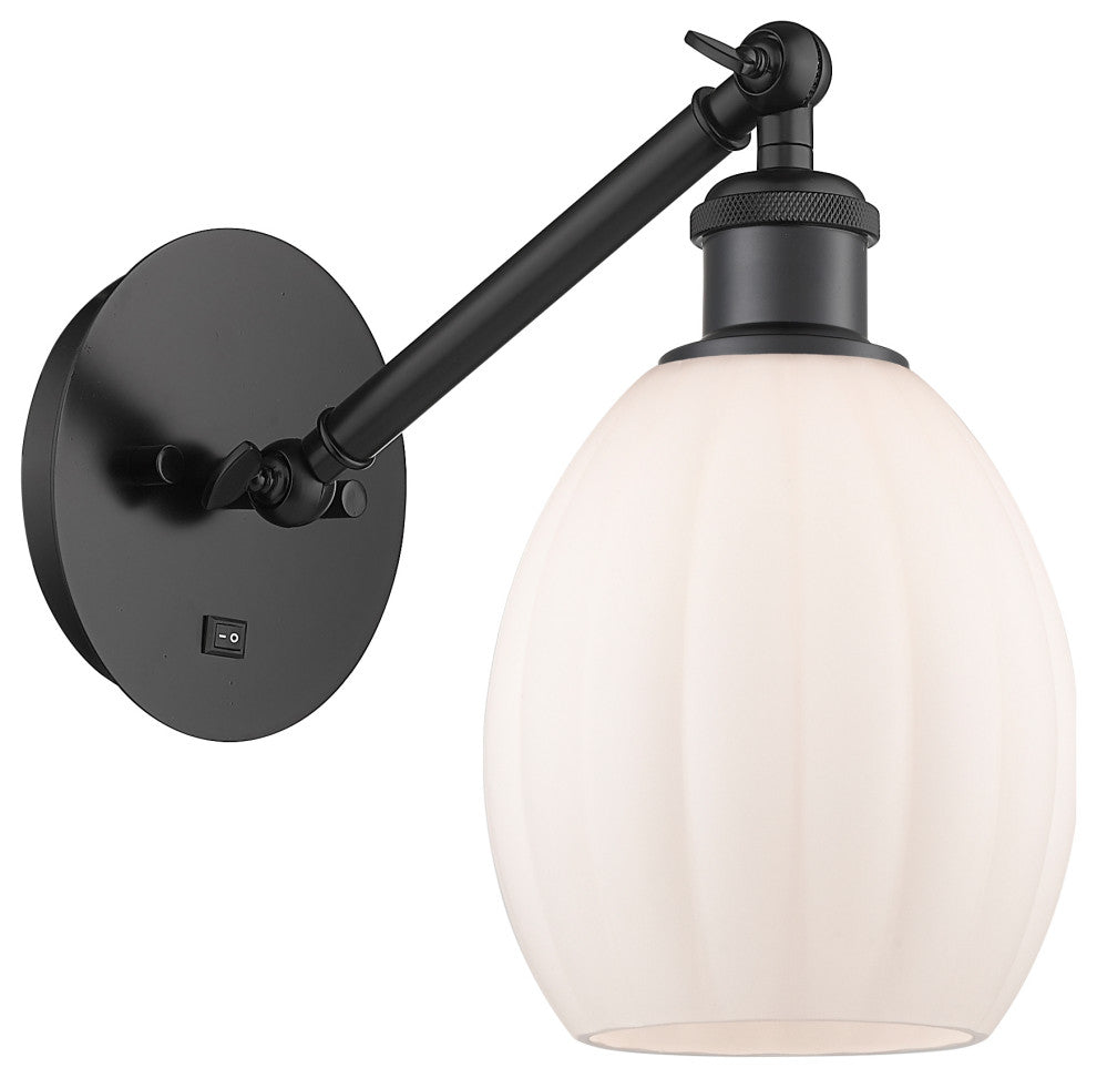 Innovations 317-1W-BK-G81-LED 1-Light Sconce, Matte Black
