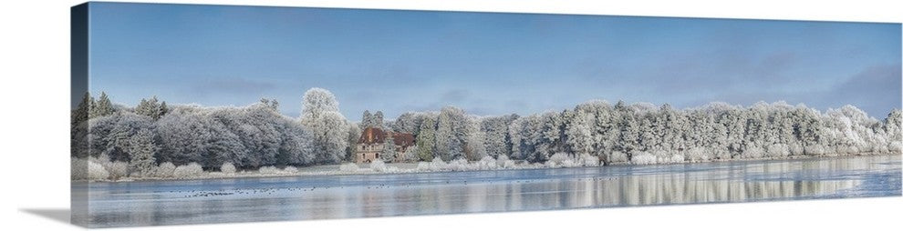 "Panorama pas du houx" Wrapped Canvas Art Print, 60"x15"x1.5"