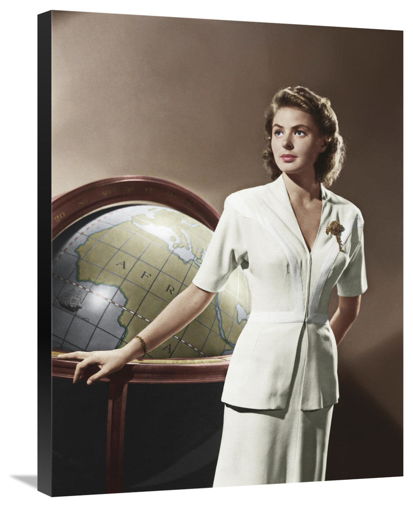 "Ingrid Bergman - Casablanca" Canvas Giclee by Hollywood Photo Archive, 23"x30"