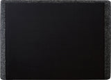 Penny Bed, Black, Queen, Linen Textured Fabric