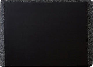 Penny Bed, Black, Queen, Linen Textured Fabric