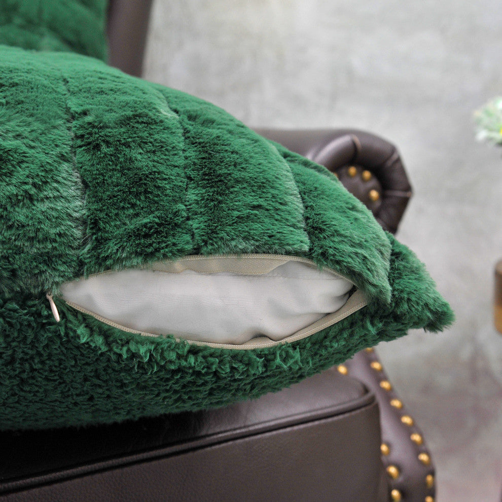 Super Mink Throw Pillow Covers, Set of 4, Eden, 20''x20''