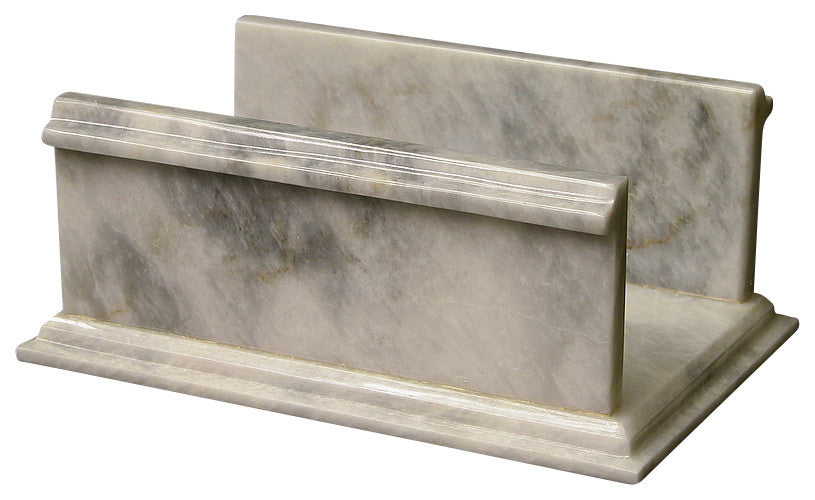 White Marble Paper Towel Holder