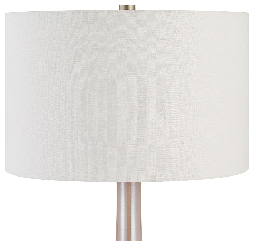 Uttermost Rosa Pink Glass Table Lamp