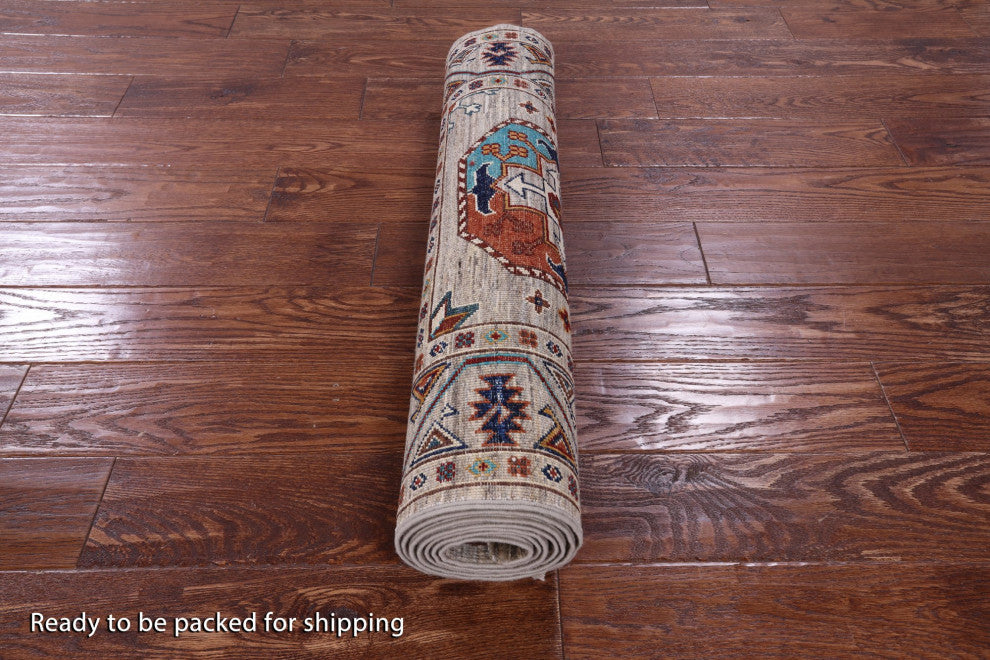 Runner Bokhara Handmade Wool Rug 2' 8" X 7' 10" - Q12529