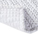 Madison Park Lasso 100% Cotton Chenille Chain Stitch Rug, White