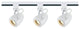 Nuvo Pinch Back 3-Light LED Track Kit, White