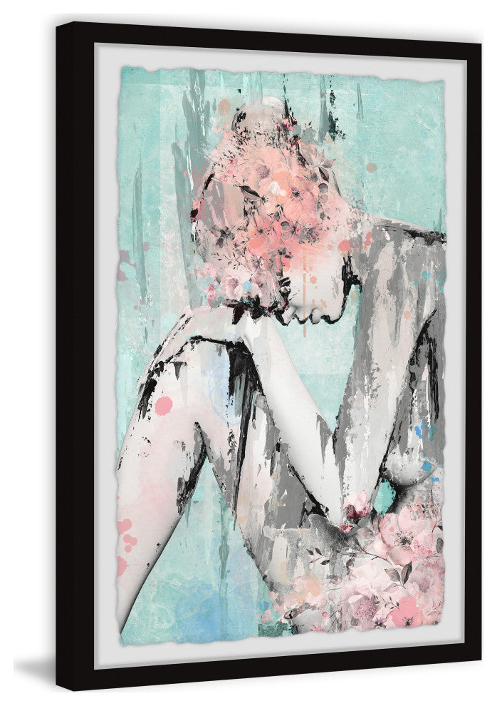 "Speechless" Framed Painting Print, 30x45