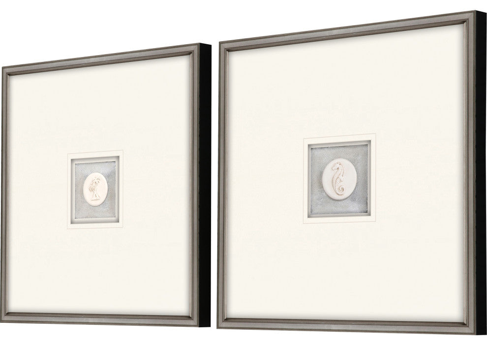 Coastal Intaglio III Artwork, 2-Piece Set