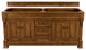 Brookfield 72" Antique Black Double Vanity, Country Oak, No Top