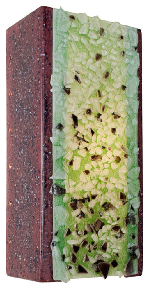 Rocky Wall Sconce, Plum Jam And Multi Lime