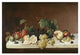"Still Life With Fruit" Digital Paper Print by Severin Roesen, 32"x22"