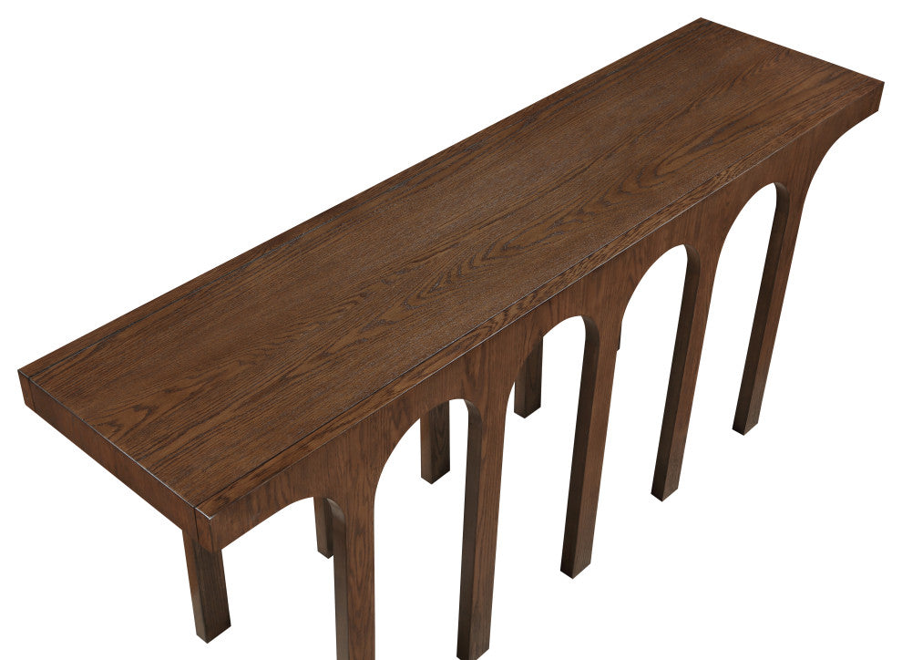 Westfield Console Table, Black, 58" Wide, Brown, 70"wide, Console Table