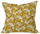 Pattern State Floral Sketch Ginger Throw Pillow