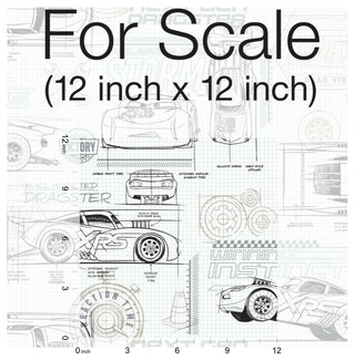 Disney and Pixar Cars Schematic Wallpaper