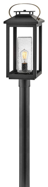 Hinkley Atwater Large Post Top Or Pier Mount Lantern, Black