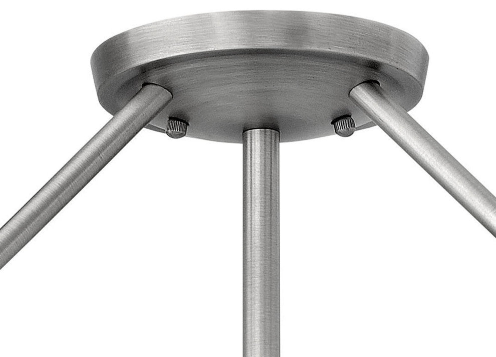 Hinkley Lighting 3220 Hathaway 3 Light 16"W Semi-Flush Bowl - Olde Bronze /