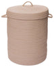 Colonial Mills Hamper Simply Home Solid Cuban Sand Round Hamper With Lid