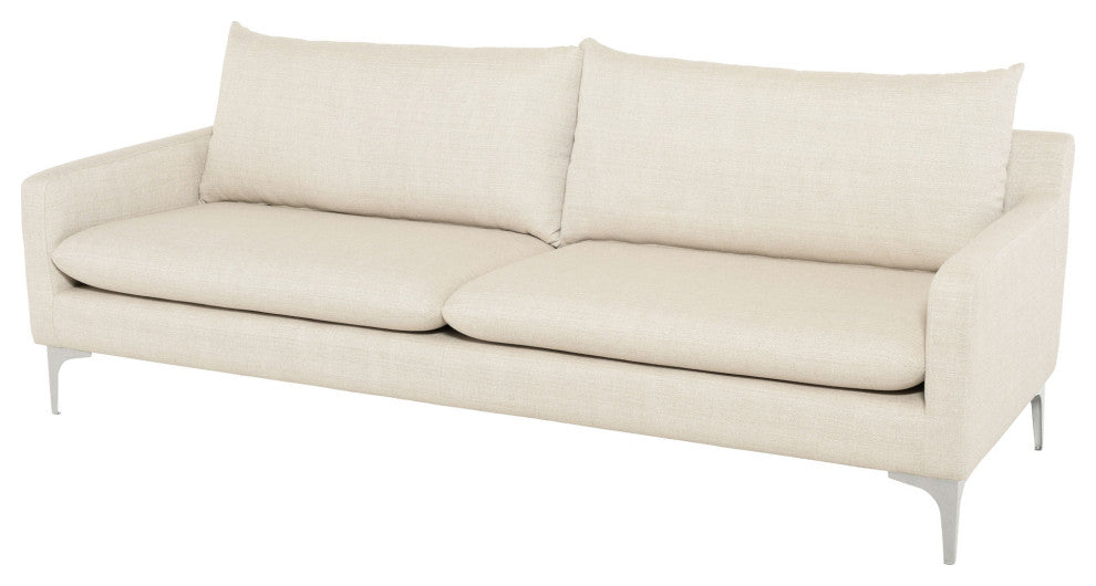 Anders Sand Fabric Triple Seat Sofa, HGSC108