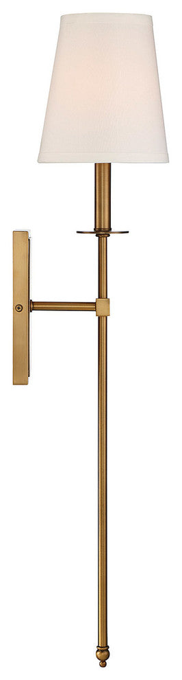 1 Light Sconce, Warm Brass