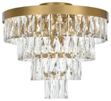 Home Living 18" Flush Mount, Satin Gold