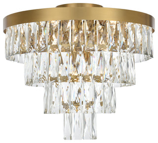 Home Living 18" Flush Mount, Satin Gold