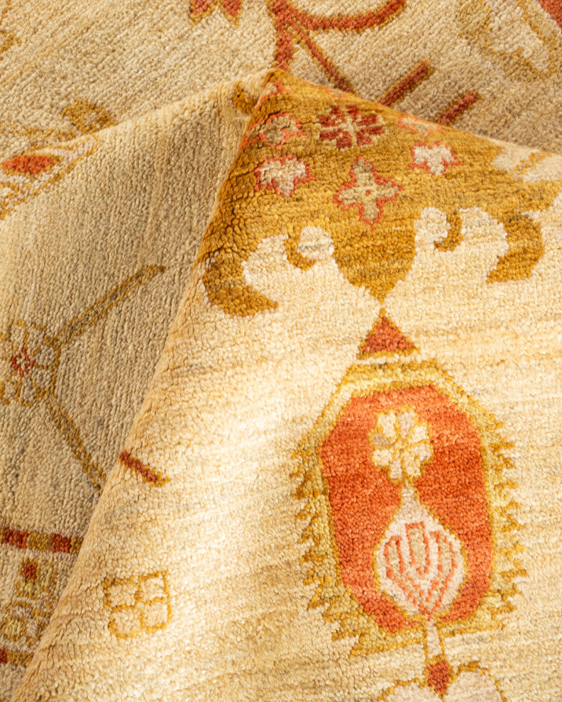 Bogor One-of-a-Kind Hand-Knotted Area Rug Ivory, 9'0"x12'0"
