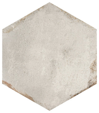 D'Anticatto Hex Bianco Porcelain Floor and Wall Tile