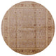 Ahgly Company Indoor Round Mid-Century Modern Area Rugs, 3' Round