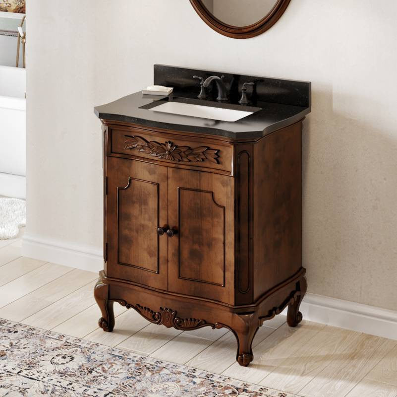 Clairemont Traditional 30" Nutmeg Bathroom Vanity