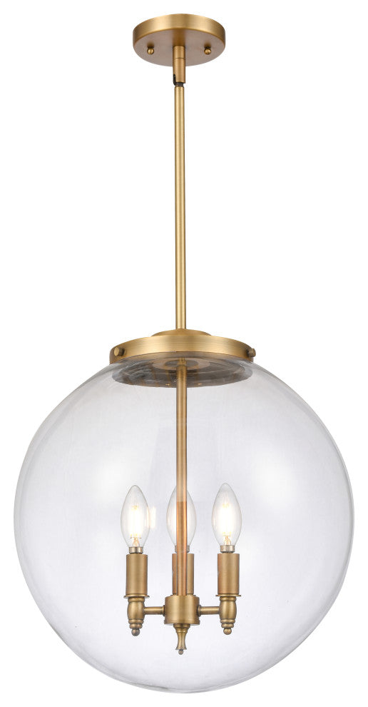 INNOVATIONS 221-3S-BB-G202-16-LED 3-Light Pendant Brushed Brass