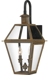 Rue De Royal 2-Light Outdoor Lantern, Industrial Bronze