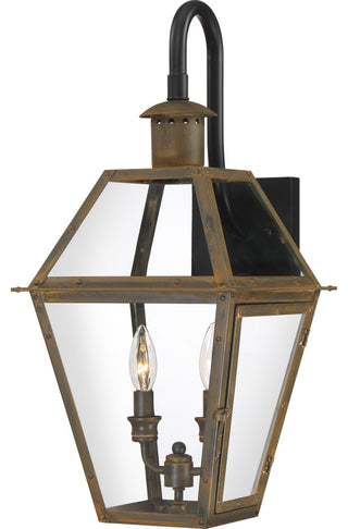 Rue De Royal 2-Light Outdoor Lantern, Industrial Bronze