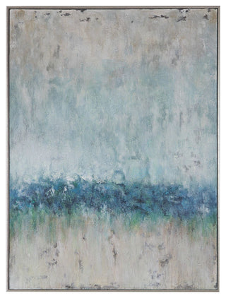 Uttermost 34373 Tidal Wave35"W Abstract Art - Cool Blues