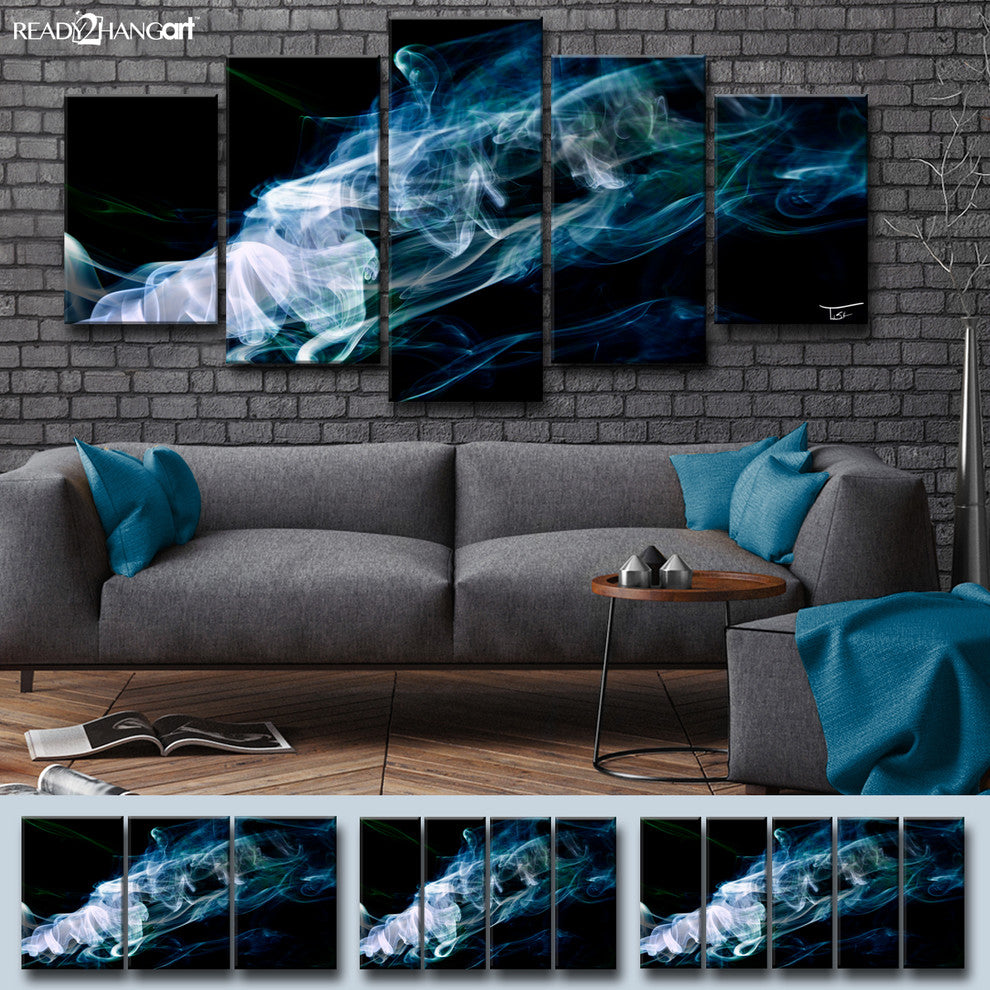 Ready2HangArt ''Glitzy Mist XXIX'' by Tristan Scott, 18"x36", 3 Piece Set