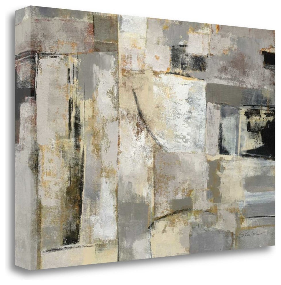 "Walking Down The Street" By Silvia Vassileva, Giclee on Gallery Wrap Canvas