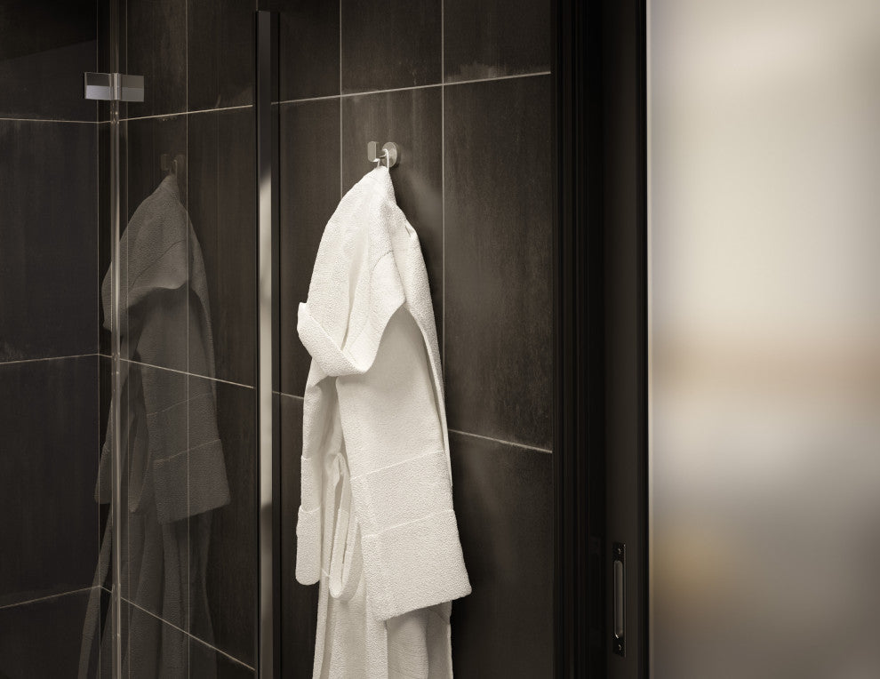 Dia Robe Hook, Satin Nickel