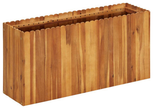 vidaXL Raised Garden Bed Raised Flower Bed Raised Garden Box Solid Acacia Wood