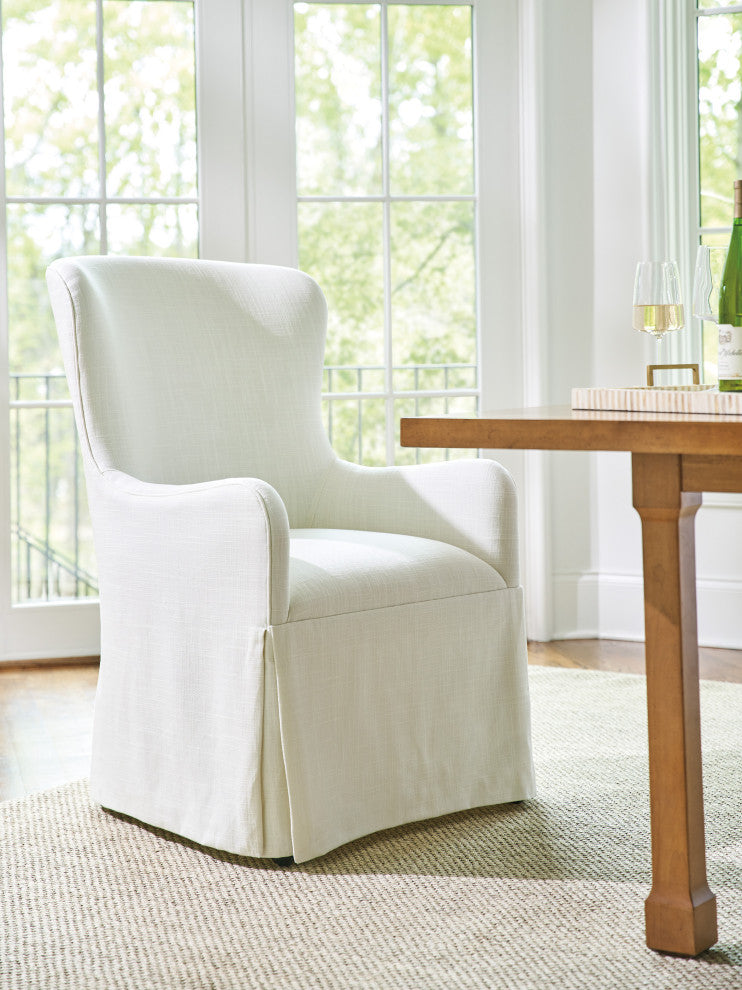 Aliso Upholstered Host Chair WithCasters