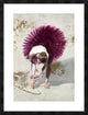"Purple Ballerina" Framed Digital Print by Teo Rizzardi, 28"x38"