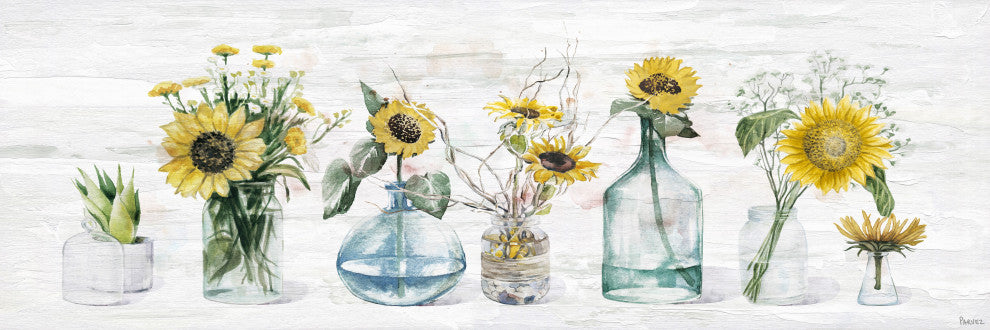 "Sunflower Delight" Painting Print on Wrapped Canvas