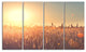 Rural Land under Shining Sun, Large Landscape Canvas Art, 48"x28", 4 Panels