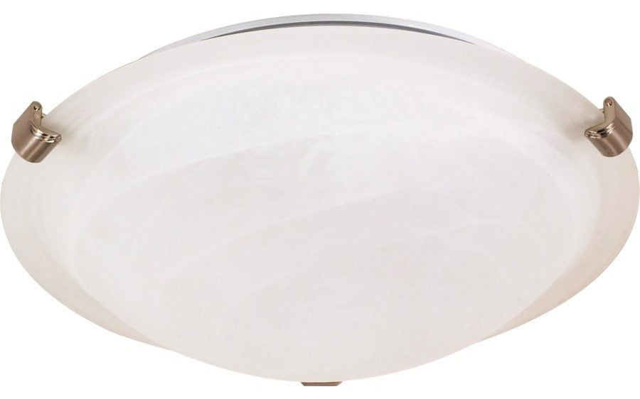 Nuvo 2-Light Incandescent Close-to-Ceiling Light Fixture, Brushed Nickel