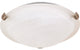Nuvo 2-Light Incandescent Close-to-Ceiling Light Fixture, Brushed Nickel