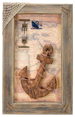 Framed Anchor Wall Plaque