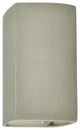 Ambiance, Small ADA Rectangle, Closed Top Wall Sconce, Celadon Green Crackle