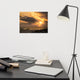 Seaside Themed Wall Art: Anna Maria Island Cloudy Beach Sunset 1 Print, 12" X 16"