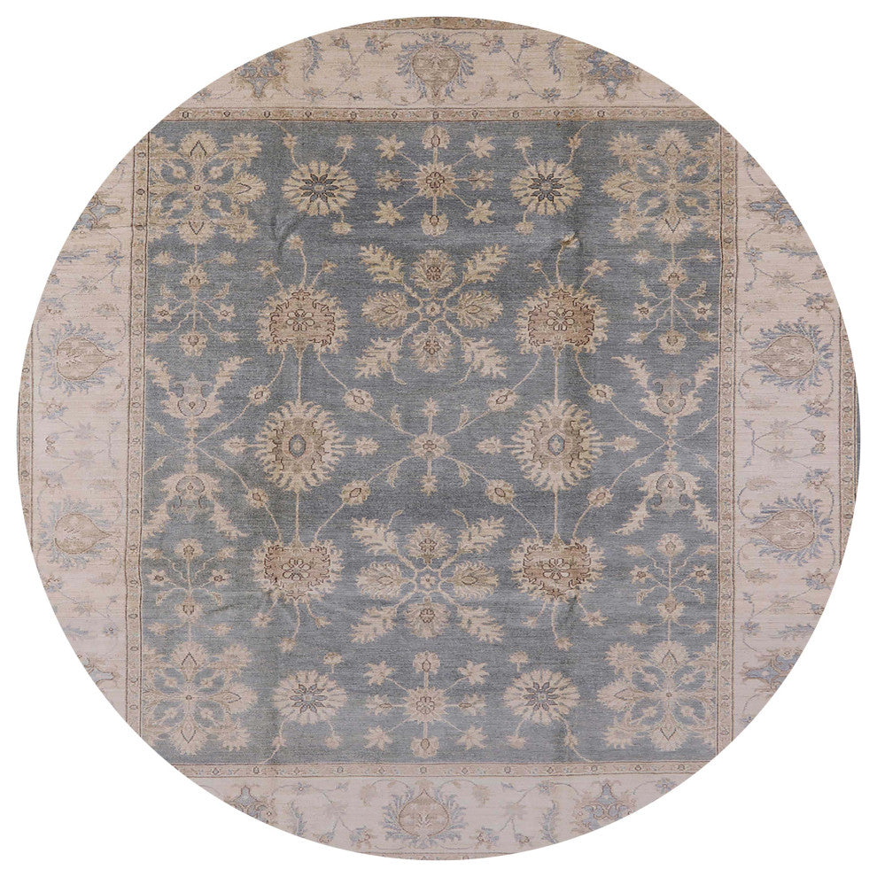 Ahgly Company Indoor Round Mid-Century Modern Area Rugs, 4' Round